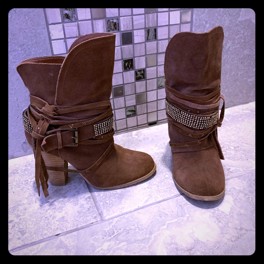 Studded boots